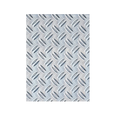 Лист алюминиевый рельефный шлифованный зерна 250x5